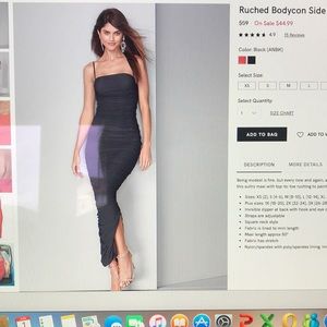 Ruched Bodycon Maxi